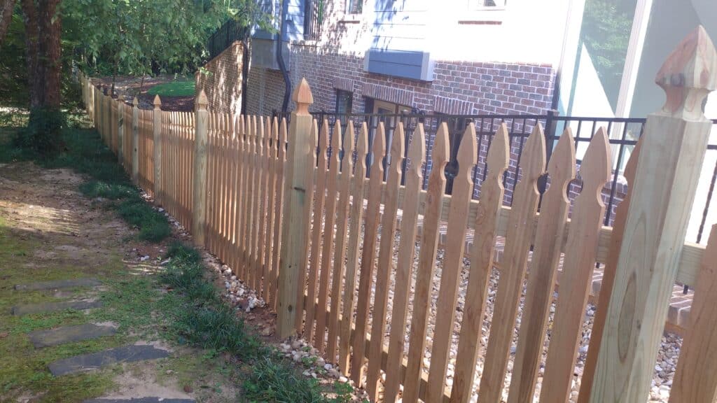 French Gothic Picket Fence