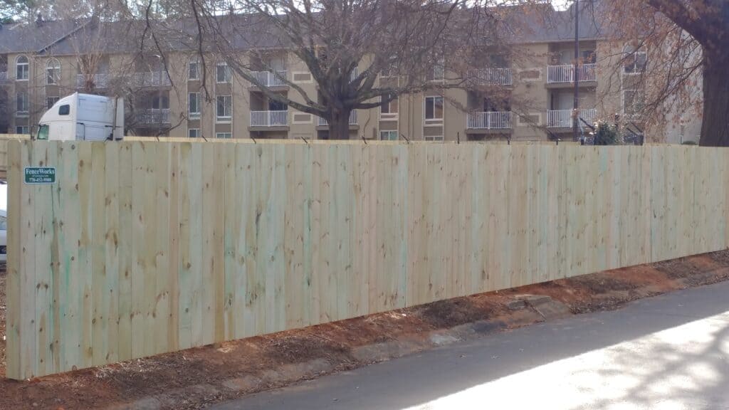 Wood Dog Ear Privacy Fence
