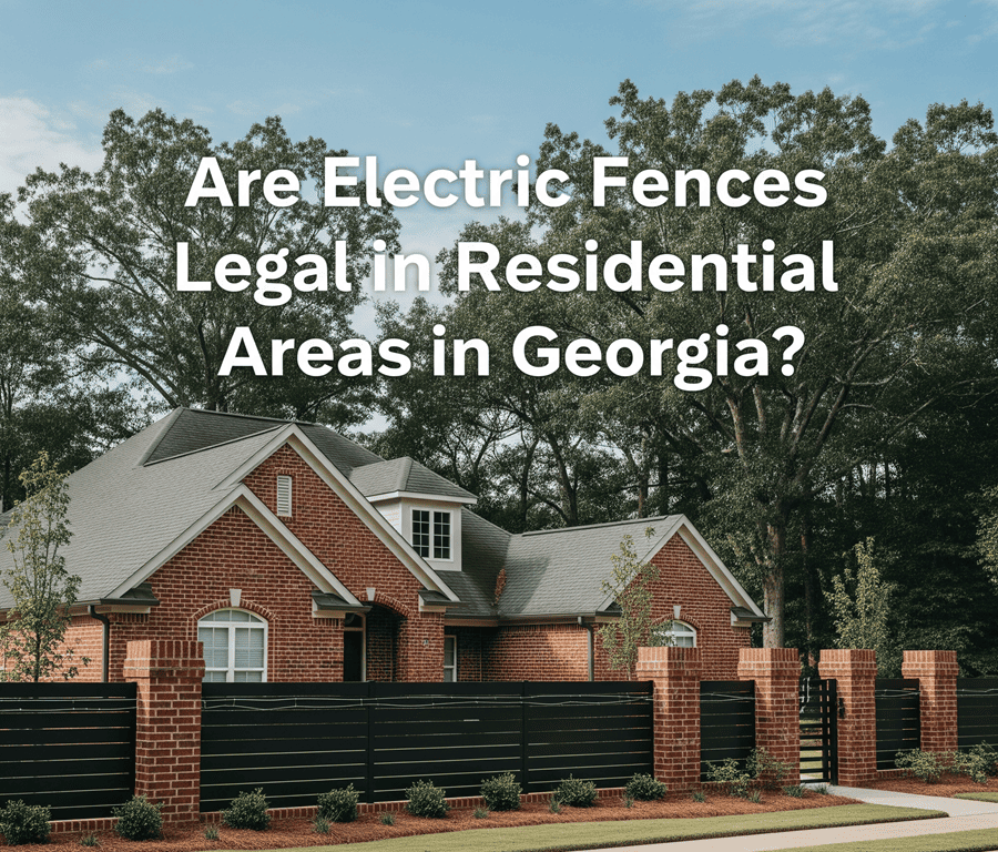 Are electric fences legal in residential areas