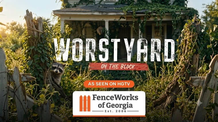 FenceWorks of Georgia featured on HGTV’s Worst Yard on the Block