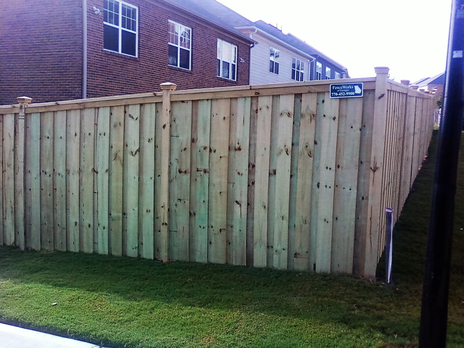 Custom Scalloped Privacy Fence Custom Scalloped Privacy Fence